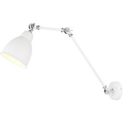 Спот на гибкой ножке Arte Lamp A2055AP-1WH Braccio под лампу 1xE27 60W