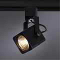 Однофазный двужильный трековый светильник Arte Lamp A1314PL-1BK LENTE под сменную лампу GU10