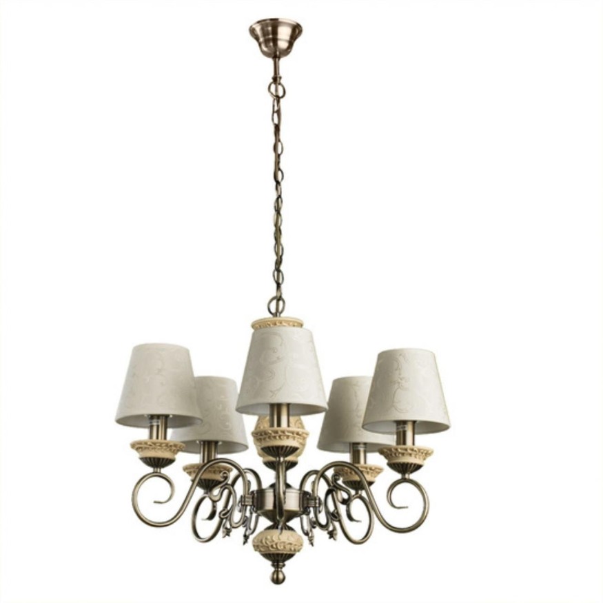 Подвесная люстра Arte Lamp IVORY A9070LM-5AB
