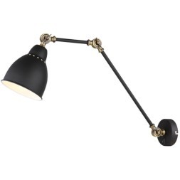 Спот на гибкой ножке Arte Lamp A2055AP-1BK Braccio под лампу 1xE27 60W