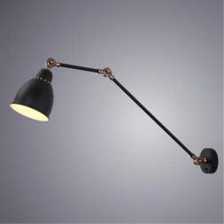 Спот на гибкой ножке Arte Lamp A2055AP-1BK Braccio под лампу 1xE27 60W