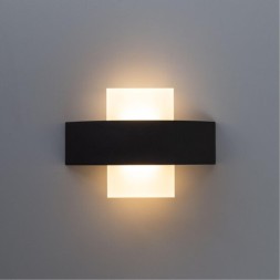 Уличный настенный светильник Arte Lamp A1444AP-1BK CROCE IP54 светодиодный LED 6W