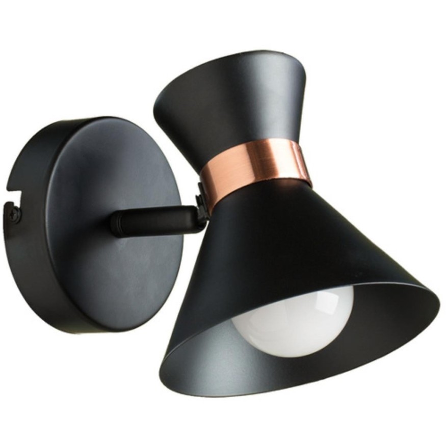 Спот настенный Arte Lamp A1406AP-1BK BALTIMORE под лампу 1xE14 40W
