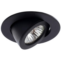 Встраиваемый светильник Arte Lamp A4009PL-1BK ACCENTO под лампу 1xGU10 50W