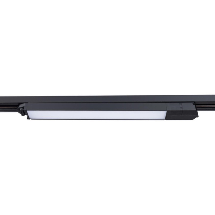 Однофазный двужильный светодиодный трековый светильник Arte Lamp A4571PL-1BK LINEETTA 3000К 950Лм CRI90+ 120° 12Вт