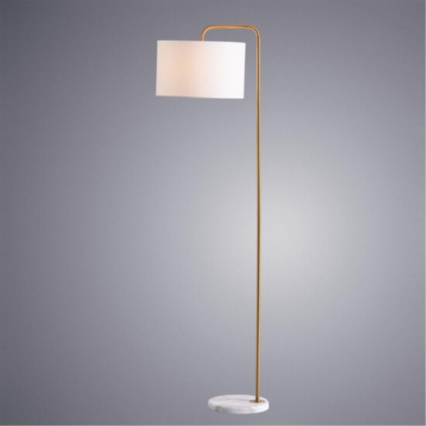 Торшер с абажуром Arte Lamp A5024PN-1PB RUPERT под лампу 1xE27 60W