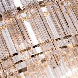 Подвесная люстра хрустальная Jastin A2848SP-8GO