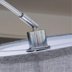 Торшер с абажуром Arte Lamp A4060PN-1CC PAOLO под лампу 1xE27 60W