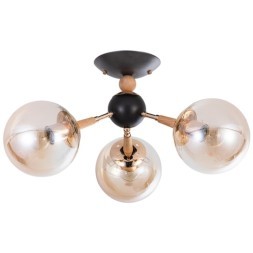 Люстра потолочная Arte Lamp A4485PL-3BK BOSTON под лампы 3xE27 40W