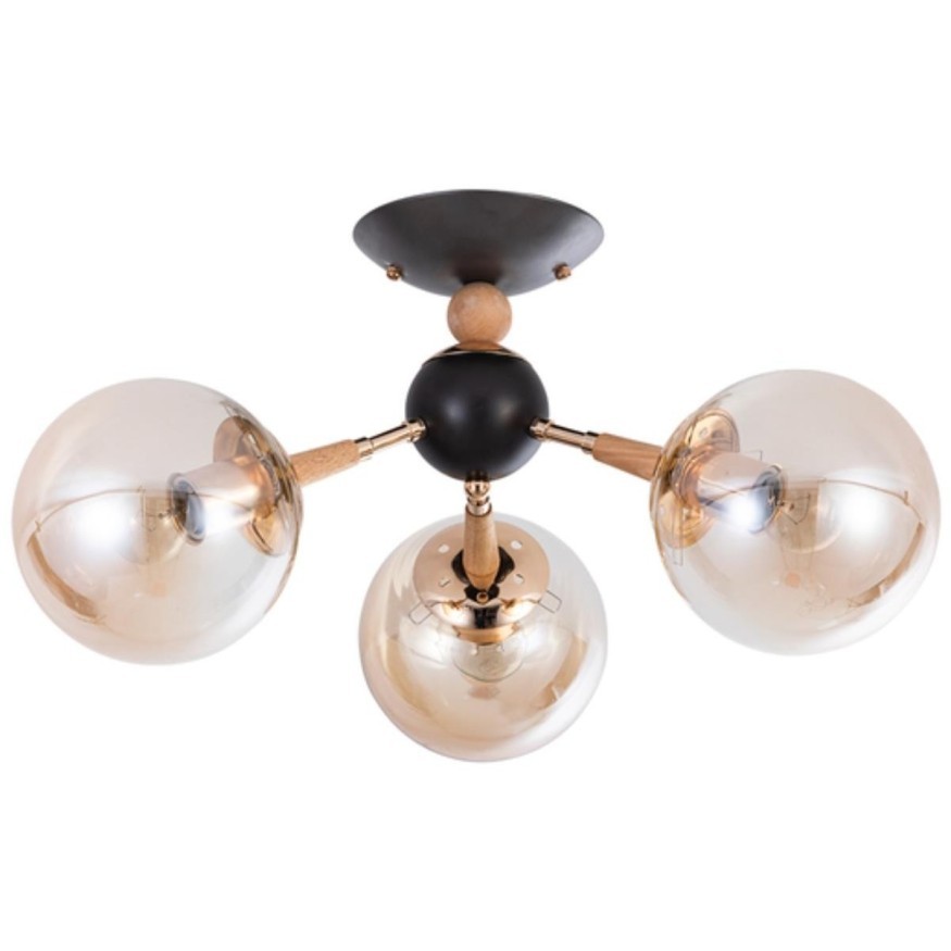 Люстра потолочная Arte Lamp A4485PL-3BK BOSTON под лампы 3xE27 40W