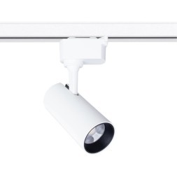 Однофазный двужильный светодиодный трековый светильник Arte Lamp A4568PL-1WH REGULUS 4000К 1000Лм CRI85+ 24° 13Вт