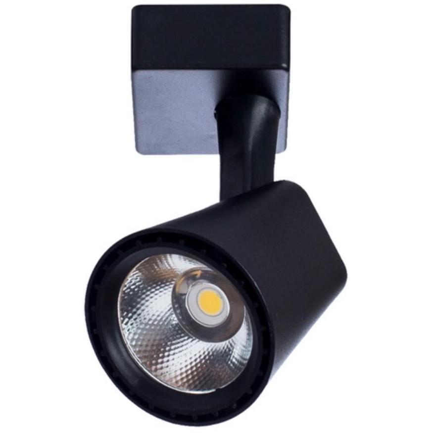 Однофазный двужильный светодиодный трековый светильник Arte Lamp A1811PL-1BK AMICO 3000К 800Лм CRI85+ 24° 10Вт