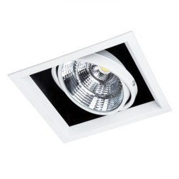 Встраиваемый светильник Arte Lamp A8450PL-1WH MERGA светодиодный LED 25W