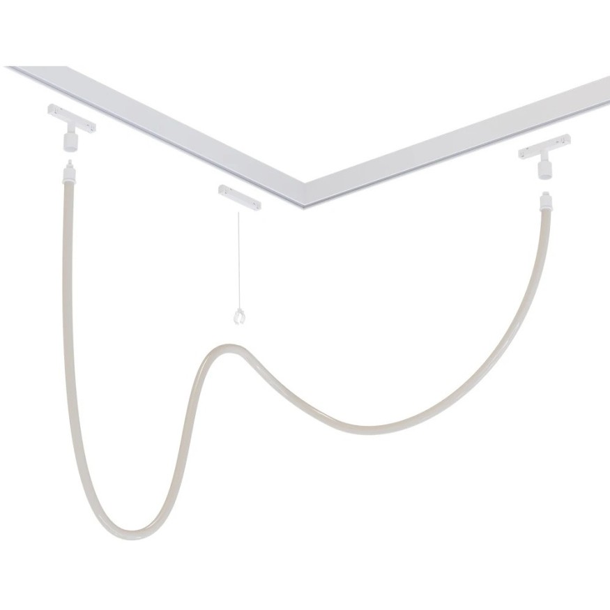 Магнитный гибкий трековый неон 2.5м белый металл Arte Lamp Loop A4910PL-1WH