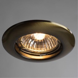 Встраиваемый светильник Arte Lamp A1203PL-1AB PRAKTISCH под лампу 1xGU10 50W
