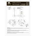 Подвесная люстра Arte Lamp VINCENT A7790SP-15BK