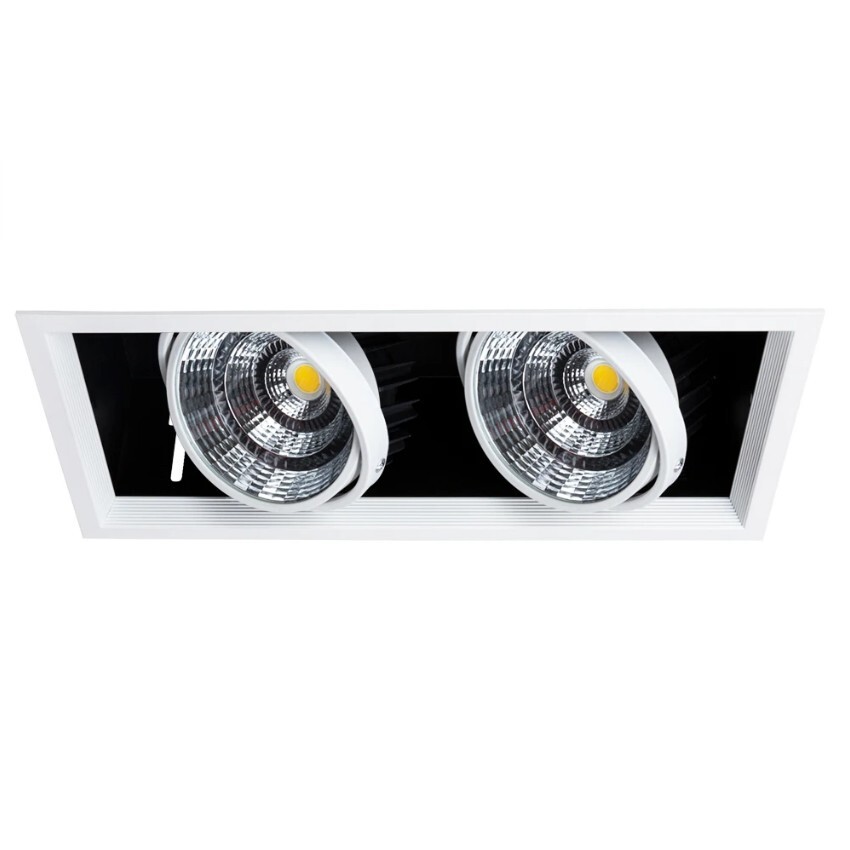 Встраиваемый светильник Arte Lamp A8450PL-2WH MERGA светодиодный 2xLED 50W