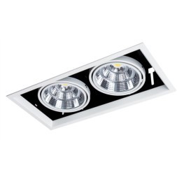 Встраиваемый светильник Arte Lamp A8450PL-2WH MERGA светодиодный 2xLED 50W