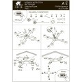 Потолочная люстра Arte Lamp TRACY A1527PL-8BK