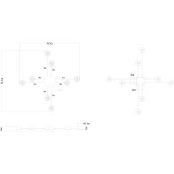 Потолочная люстра Arte Lamp TRACY A1527PL-8BK