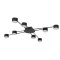 Потолочная люстра Arte Lamp TRACY A1527PL-8BK