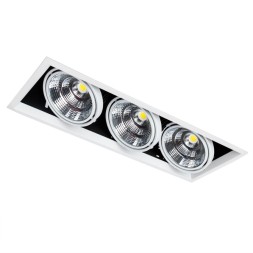 Встраиваемый светильник Arte Lamp A8450PL-3WH MERGA светодиодный 3xLED 75W