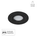 Встраиваемый светильник Arte Lamp A2167PL-1BK TARF под лампу 1xGU10 50W