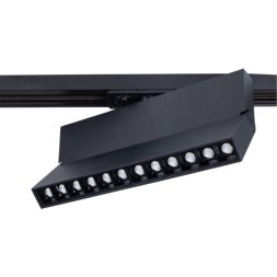 Однофазный двужильный светодиодный трековый светильник Arte Lamp A4572PL-1BK FLASH 4000К 750Лм CRI90+ 24° 12Вт