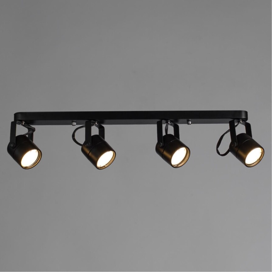 Спот потолочный Arte Lamp A1311PL-4BK MIZAR под лампы 4xGU10 50W