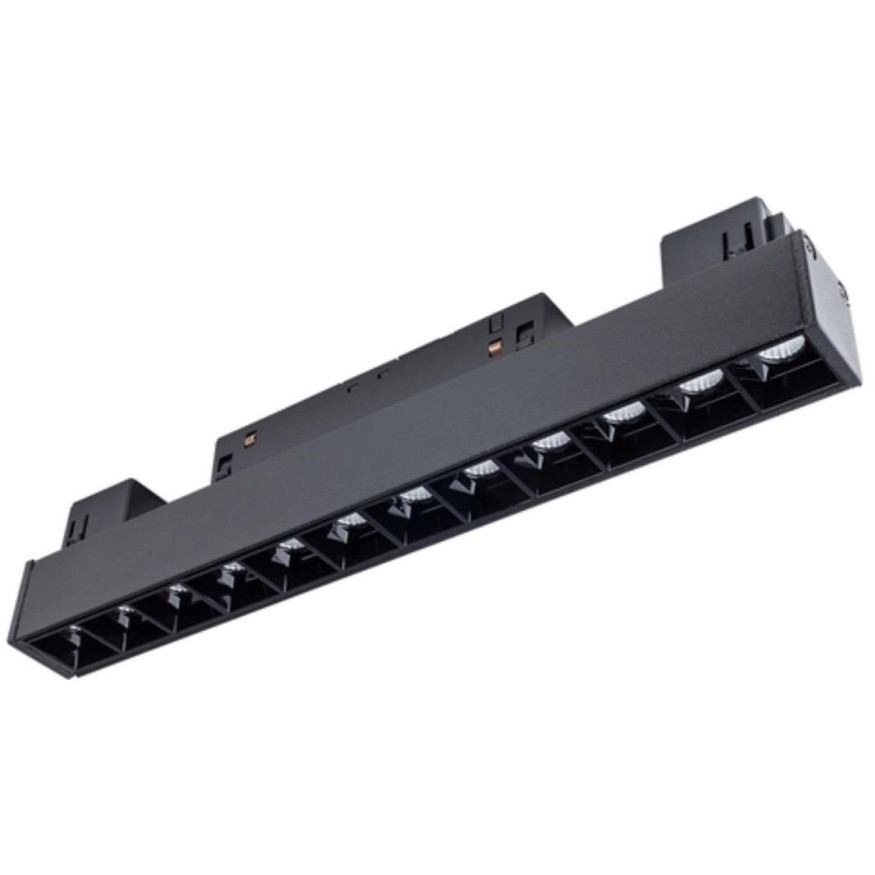 A4684PL-1BK Трековый магнитный диммируемый по 0/1-10V светодиодный светильник Arte Lamp Linea 2.0 CRI90+ 4000К 1100Лм 24° 12Вт