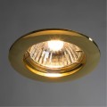 Точечный встраиваемый светильник Arte Lamp BASIC A2103PL-1GO
