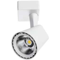 Однофазный двужильный светодиодный трековый светильник Arte Lamp A1810PL-1WH AMICO 4000К 800Лм CRI85+ 24° 10Вт