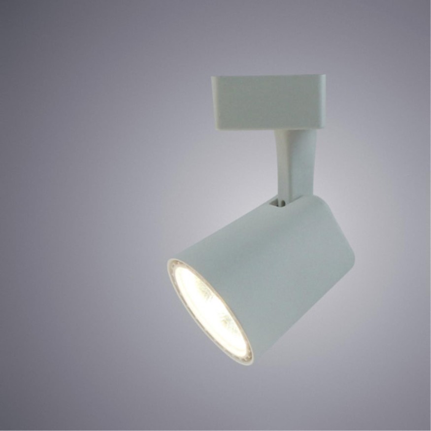 Однофазный двужильный светодиодный трековый светильник Arte Lamp A1810PL-1WH AMICO 4000К 800Лм CRI85+ 24° 10Вт