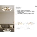 Потолочная люстра Arte Lamp TENDA A1624PL-8BK