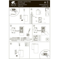 Фасадный светильник LED 2700/3400/4000 750Lm Arte Lamp TORCULAR A1307AL-1BK