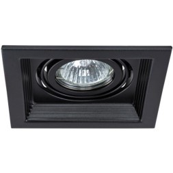Встраиваемый светильник Arte Lamp A6661PL-1BK CANIS под лампу 1xGU10 50W