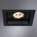 Встраиваемый светильник Arte Lamp A6661PL-1BK CANIS под лампу 1xGU10 50W