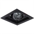 Встраиваемый светильник Arte Lamp A6661PL-1BK CANIS под лампу 1xGU10 50W