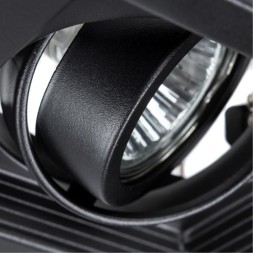 Встраиваемый светильник Arte Lamp A6661PL-1BK CANIS под лампу 1xGU10 50W