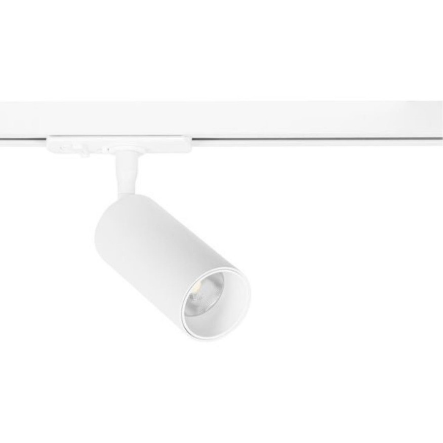 Трековый однофазный двужильный светильник Arte Lamp AERO A1345PL-1WH LED 8W RA95 700Лм 36град 4000К