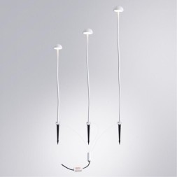 Грунтовый светильник Arte Lamp MOTUS A1081PA-3WH