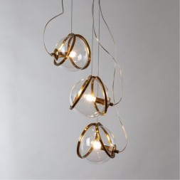 Подвесной светильник с 3 лампами Divinare 5015/17 SP-3 HAZEL под лампы 3xG9 40W