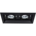 Встраиваемый светильник Arte Lamp A6661PL-2BK CANIS под лампы 2xGU10 50W