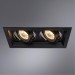Встраиваемый светильник Arte Lamp A6661PL-2BK CANIS под лампы 2xGU10 50W