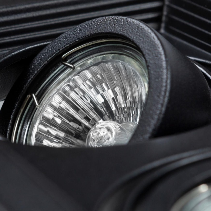 Встраиваемый светильник Arte Lamp A6661PL-2BK CANIS под лампы 2xGU10 50W