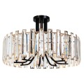 Люстра хрустальная Arte Lamp A1028PL-8BK Amber под лампы 8xE14 40W