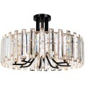 Люстра хрустальная Arte Lamp A1028PL-8BK Amber под лампы 8xE14 40W