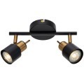 Спот настенный Arte Lamp A1906PL-2BK ALMACH под лампы 2xGU10 50W