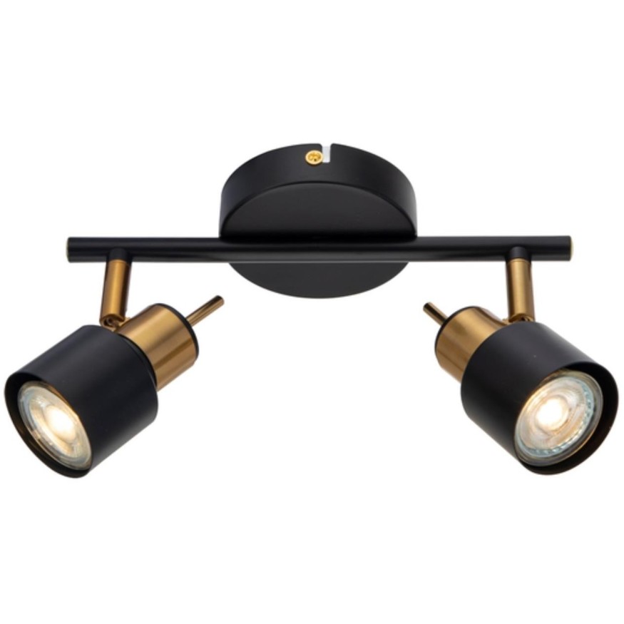 Спот настенный Arte Lamp A1906PL-2BK ALMACH под лампы 2xGU10 50W