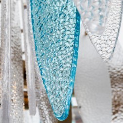 Бронзовая подвесная люстра с 8 лампами Е14 Divinare AMELIE 6002/01 SP-8